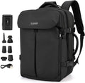 Vacuum Compression Backpack, 60L Expandable Vacpack, Waterproof Carry-On Anti Theft Airback, Black