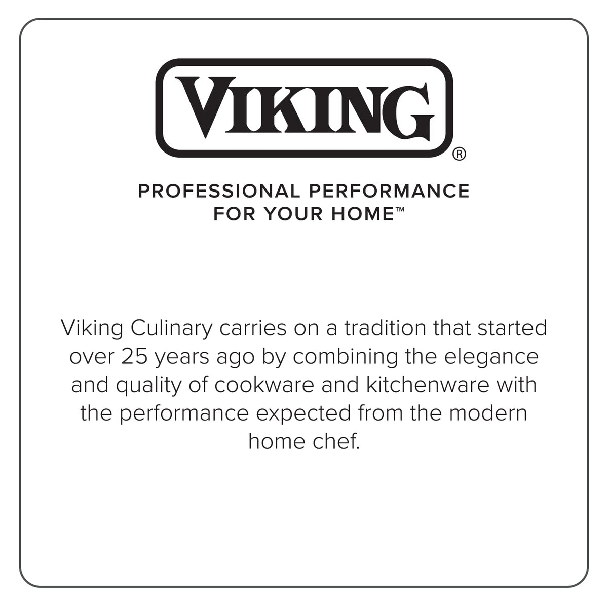 Viking Contemporary 3-Ply Frying Pan, 10 Inch Stainless Steel Fry Pan, 5 Quarts, Silver