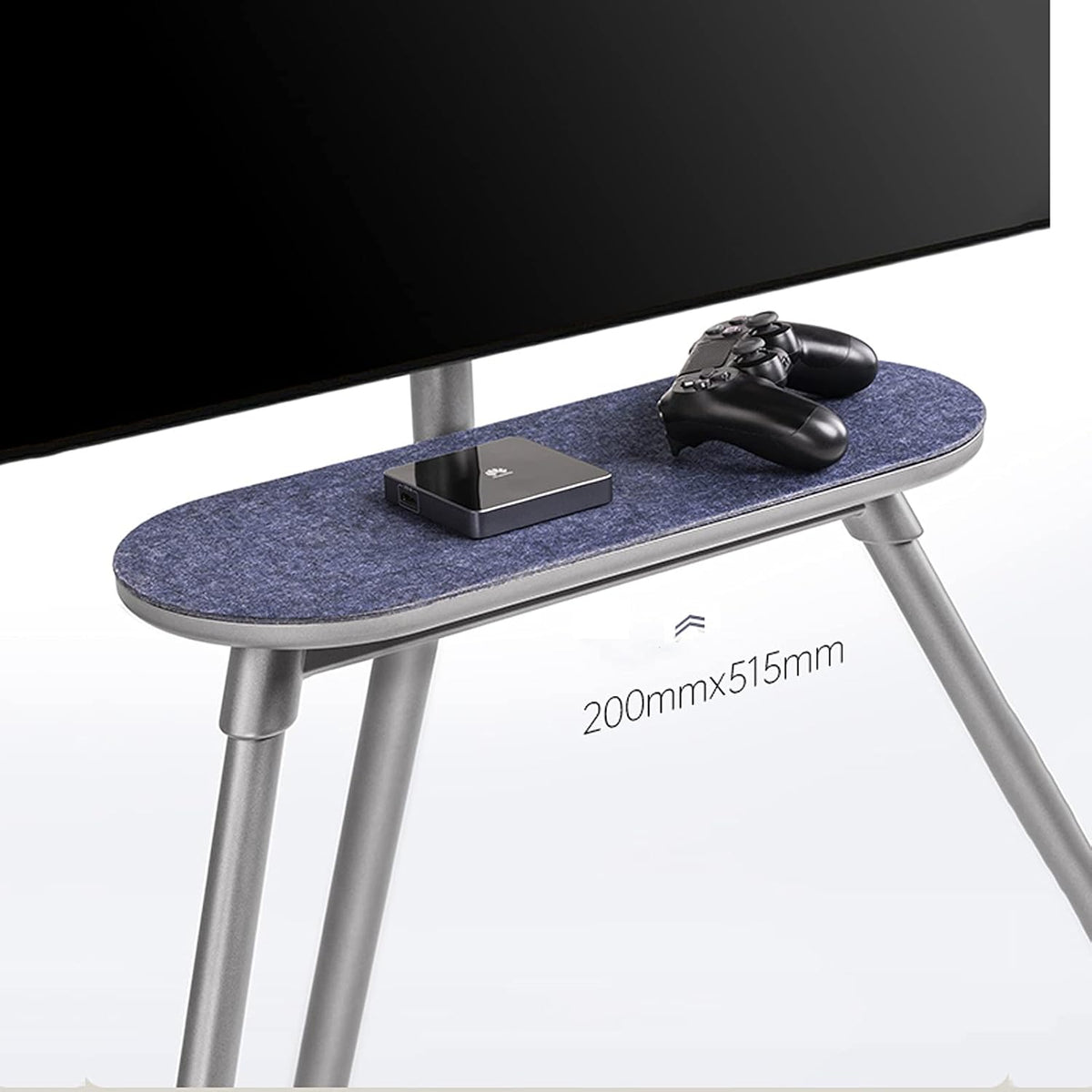 Liudan TV Stand 43 - 65 Inch Universal TV Stand Swivel TV Stand Base Floor TV Stand Mounting with Hidden Safety Rope and Wire Management Holds up to 88 lbs TV Stand