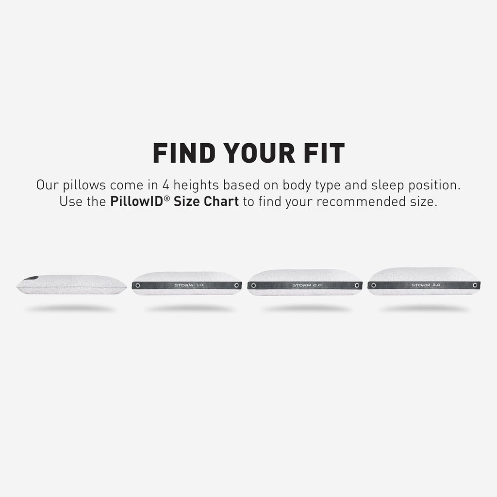 Bedgear Storm Performance Pillow, 3.0 Cooling Pillow for Side Sleepers, Medium Firm Support, Ver-Tex Cooling Cover, Air-X Mesh, Washable