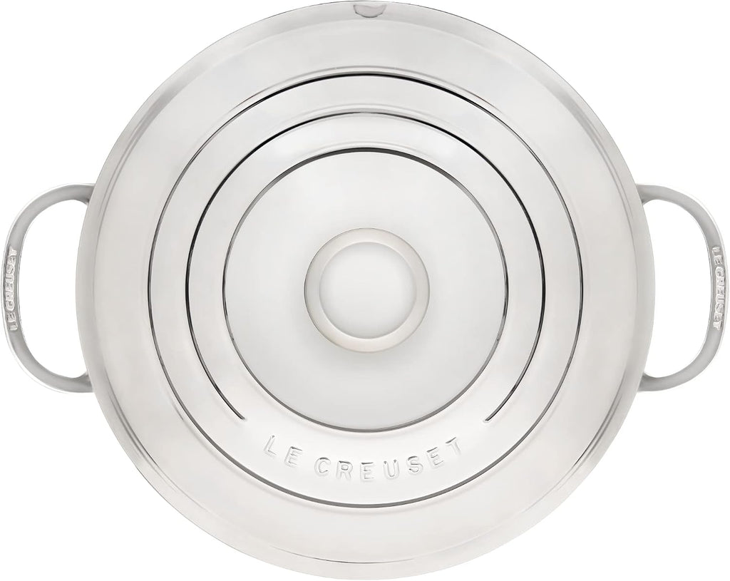 Le Creuset Tri-Ply Stainless Steel Rondeau Pan, 4.5 Quart