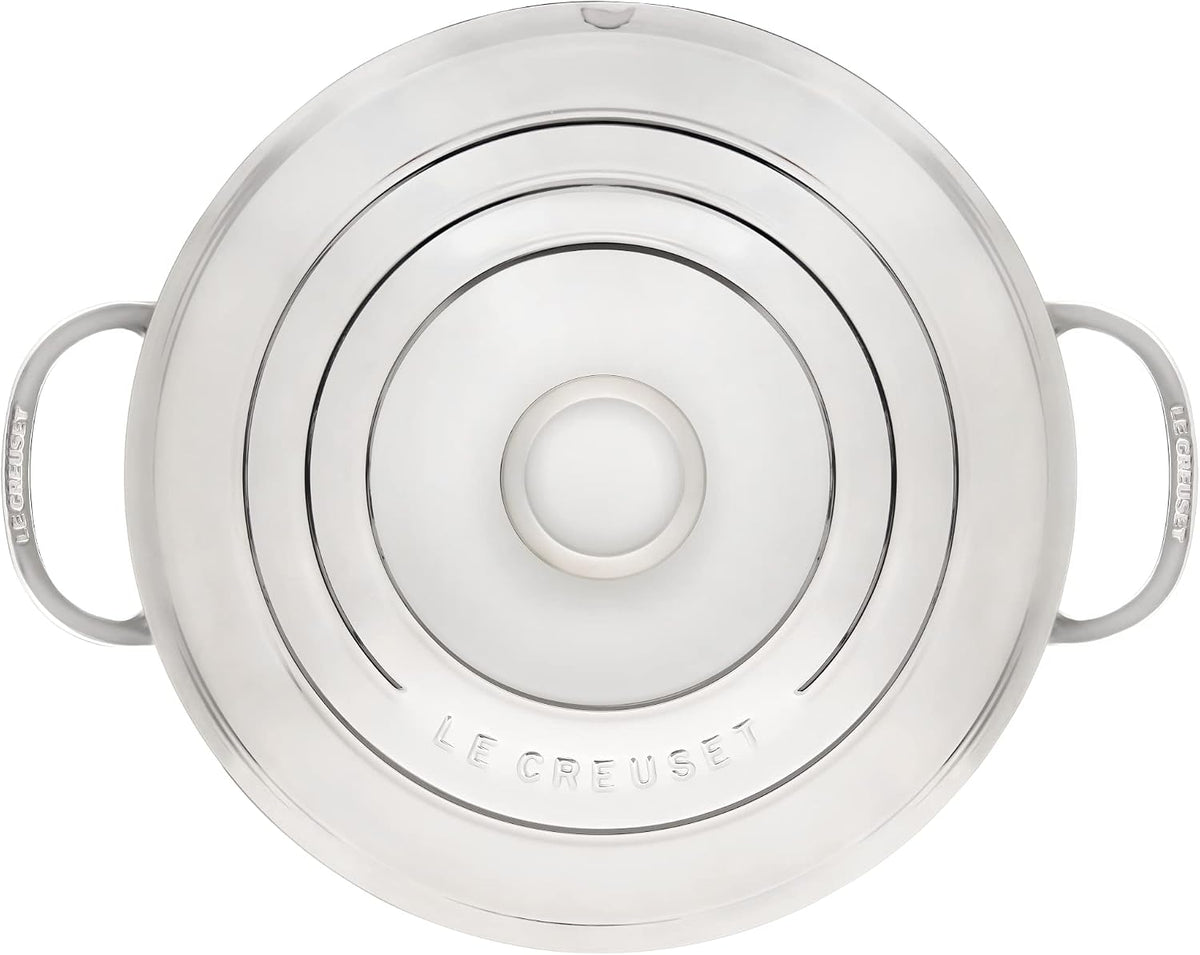 Le Creuset Tri-Ply Stainless Steel Rondeau Pan, 4.5 Quart