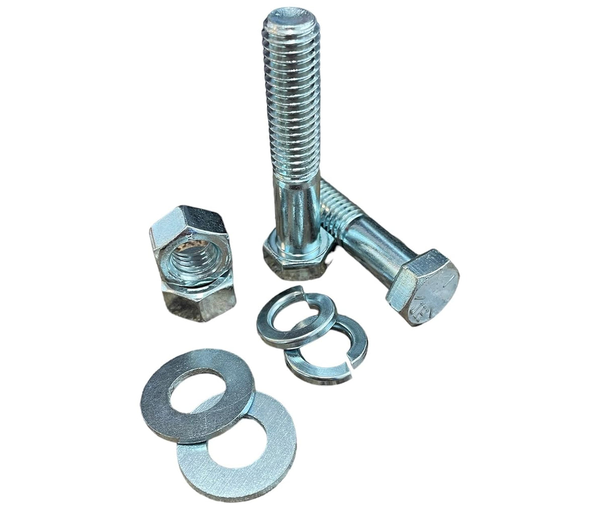 2,510 Piece Grade 5 Coarse Thread Bolts Hex Bolts, Hex Nuts, Lock Washer & Flat Washer Assortment Kit Fasteners Only