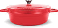 All American 1930 - Dutch Oven - The Saucier Set, Tomato Red - 5.5qt Capacity - Perfect for Sauces, Soups & Simmering - Non Stick & PFAS Free - Made in the USA