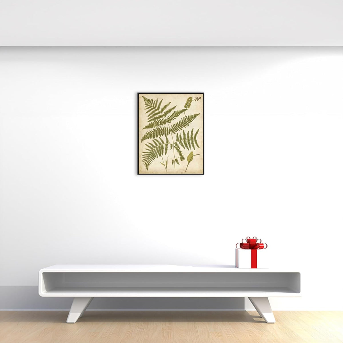 Amanti Art Framed Canvas Wall Art 28x23 Fern Portfolio IV by Francis Heath, Framed Wall Art Canvas, Nature Artwork, Modern Decor, Medium Poster Painting for Living Room, Bedroom, Bathroom, Kitchen,
