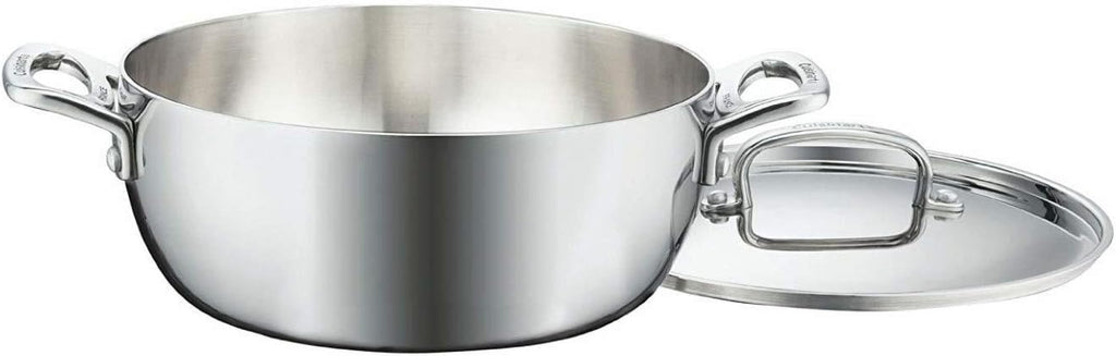 Cuisinart French Classic Tri-Ply Stainless 4.5-Quart Dutch Oven with Cover