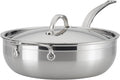Hestan ProBond Forged - Professional Clad Stainless Steel All-In-One Pan, 5 Quart, with Helper Handle, Induction Compatible