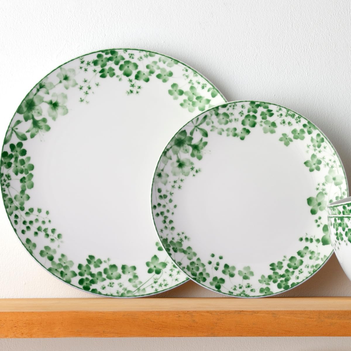 Noritake Bloomington Road Green12-Piece Dinnerware Set, Service for 4