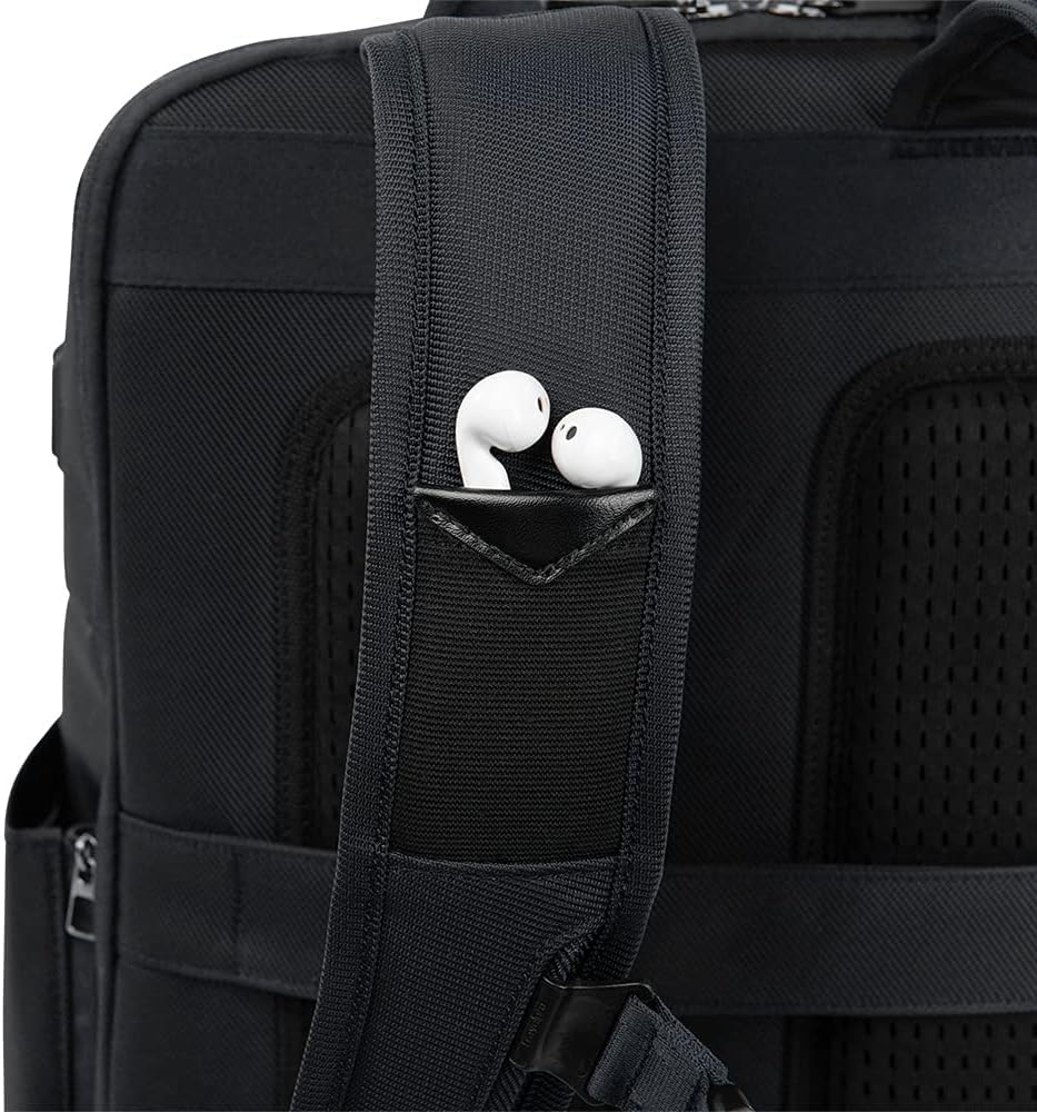 Travelpro Crew Executive Choice 3 Large Backpack Fits Up to 15.6 Laptops and Tablets, USB a and C Ports, Men and Women, Jet Black