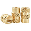 1000Pcs M3 Brass Insert Nuts for 3D Printing Insertnut Heating Insertion Copper Metric Threaded Hot Melt Knurled Injection Nuts(OD 4.5mm(1000pcs),M3(Length 4.5mm))