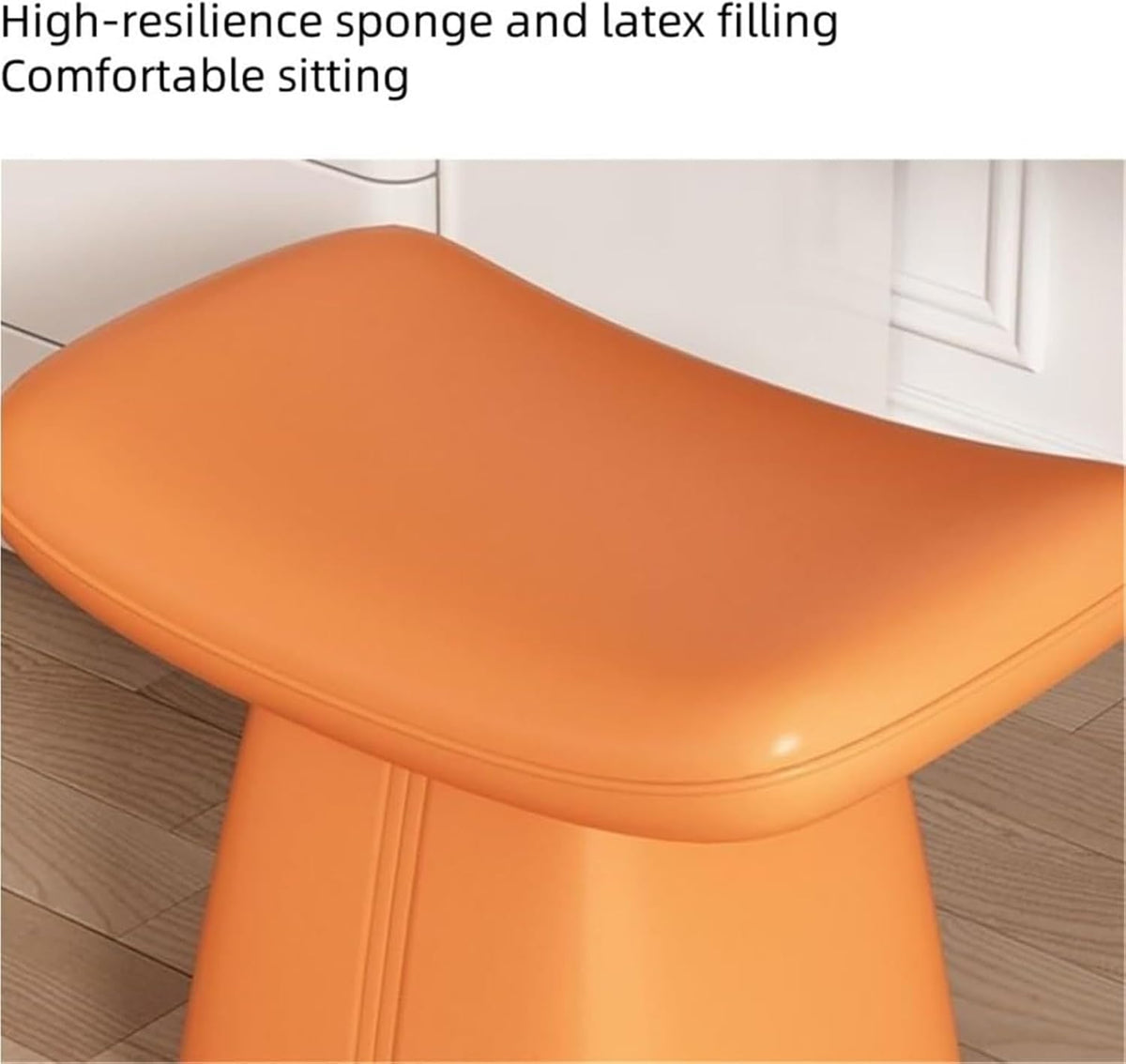 Footstool Comfortable Ottoman Stool Makeup Chair Vanity Stool Vanity Bench for Makeup Room Living Room,Ideal for Home