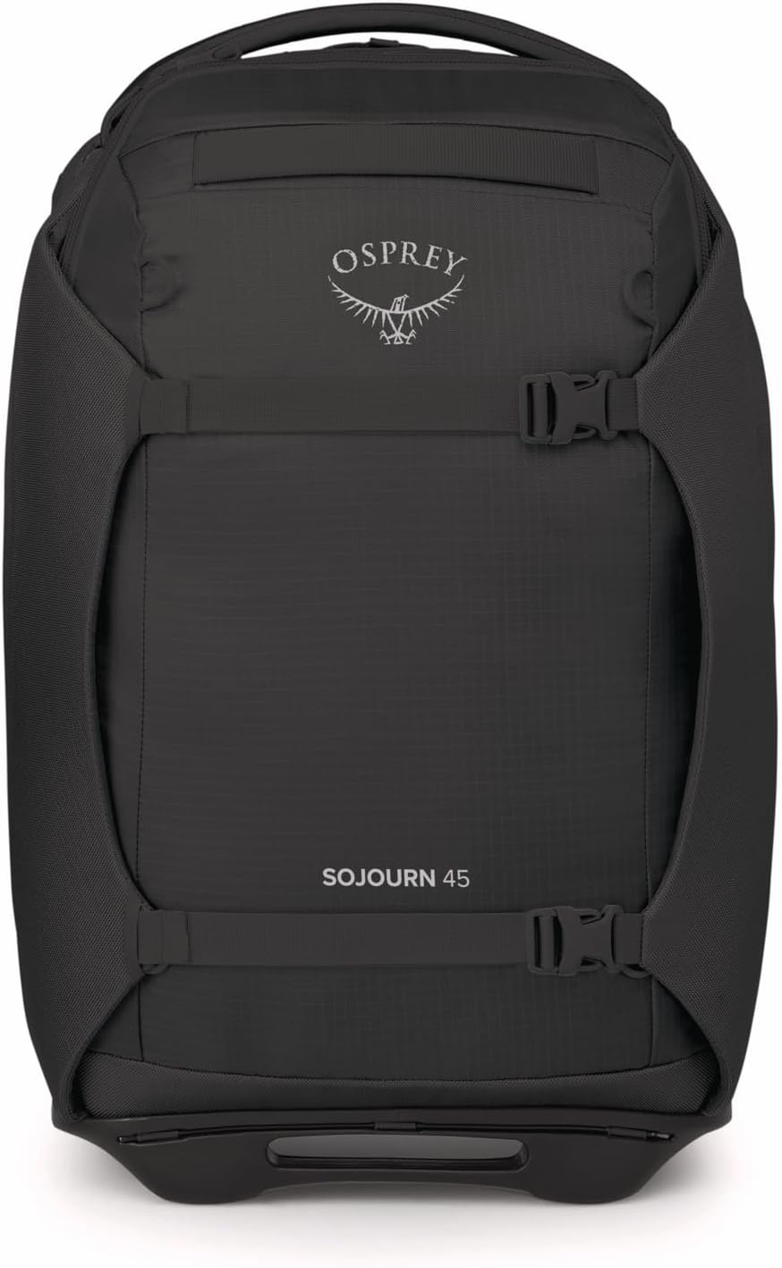 Osprey Sojourn 22'/45L Wheeled Travel Backpack with Harness, Black