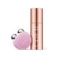FOREO Firm & Fabulous BEAR mini + Serum Serum Serum 1 Oz Anti aging Starter Kit- Microcurrent Facial Device- Instant Face Lift- Double Chin Eliminator- Facial Skin Care Products- Gift Set- Pearl Pink