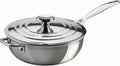 Le Creuset Tri-Ply Stainless Steel 3.5 Quart Saucier Pan