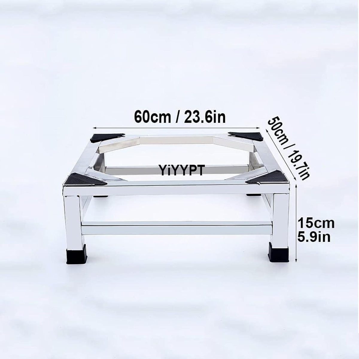 Adjustable Washing Machine Base Washing Machine Stand BaseWashing Machine Stand Base Heavy Duty 4 Legs Holder Bracket Height 15cm/20cm Universal Fridge zer Stand Base for