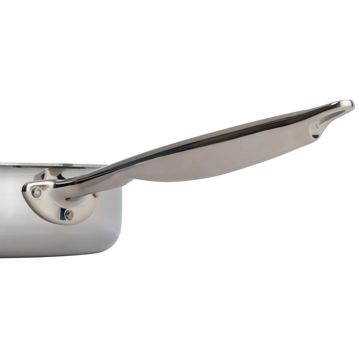 WINCO Tri-Ply Saute Pan, Silver