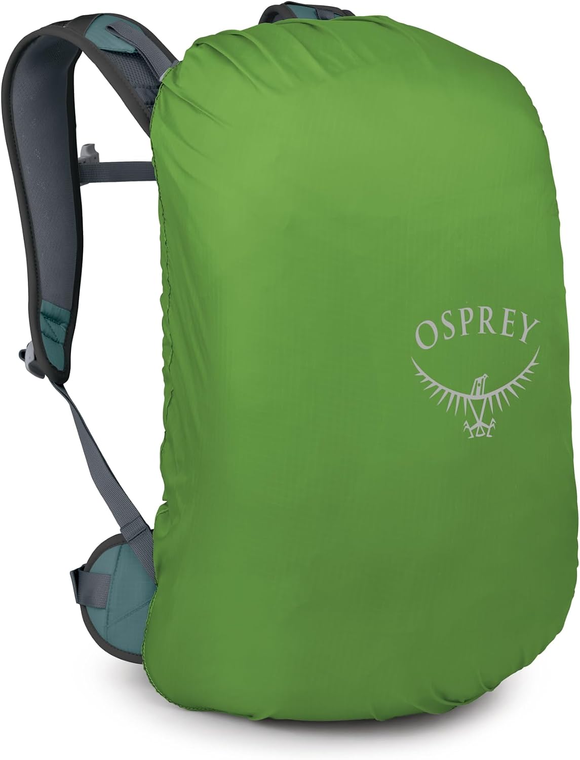 Osprey Hikelite 26L Durable Hiking Backpack - Travel Daypack with Rain Cover for Men and Women, Cascade Blue