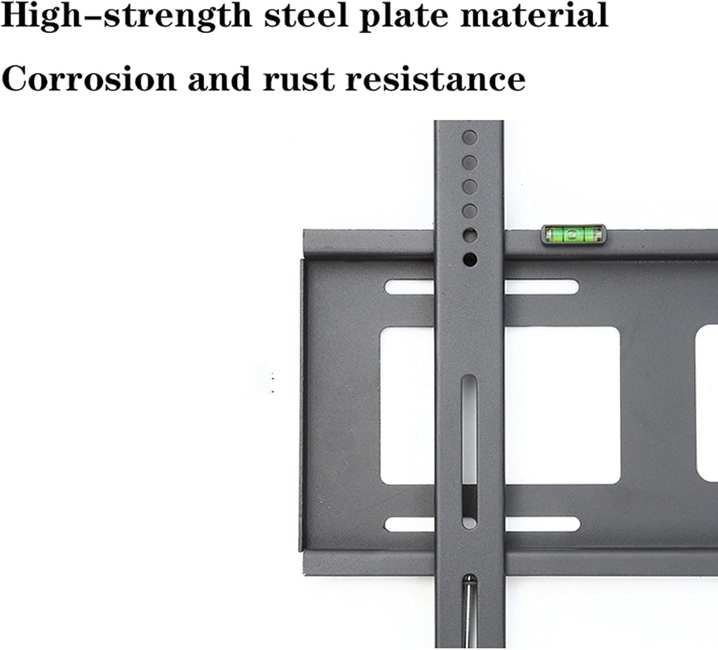 Universal Tv Stand Tv Stand Base Fixed Tv Wall Mount Bracket Wall-Mounted Tv Stand with Spirit Level and Anti-Drop Baffle Suitable for Most 60-100 Inch Tvs Up T,