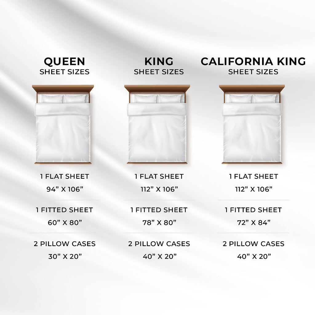 Tribeca Living 100% Egyptian Cotton Sheets 800 Thread Count - Extra Deep Pocket Fitted Sheet Fits Mattresses up to 24 Inches - Silky Sateen 4-Piece Set - Queen, Blue
