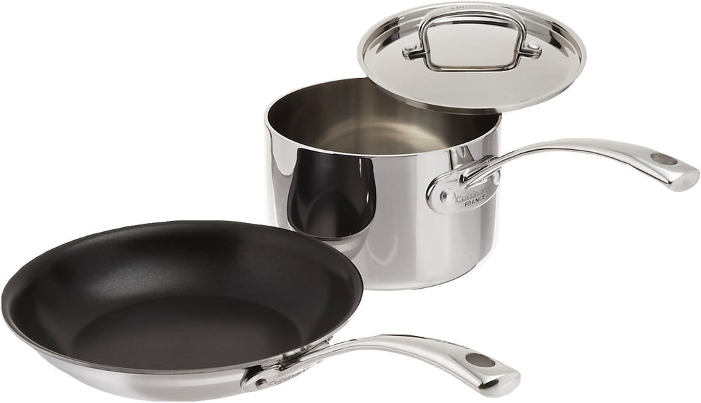 Cuisinart French Classic 10' Nonstick Skillet & 3-Qt.Saucepan with Lid