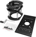 Router Lift with Fixed Base - Aluminum Router Insert Plate - Woodworking Universal Router Lift Base for 65mm Dia Router Motor(B)