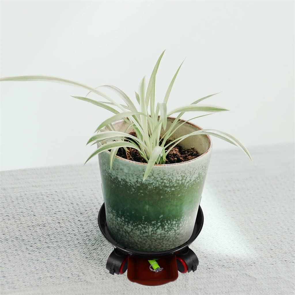 Roller Base Universal Wheel Round Large Potted Plant Water Receiving Belt Mobile Flower Pot Holder
