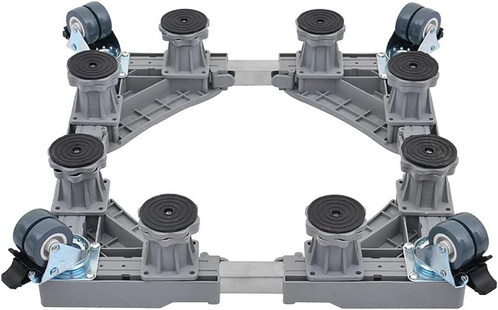 Adjustable Washing Machine Base Washing Machine Stand Base Heavy Duty 4 Legs Holder Bracket Height 15cm/20cm Universal Fridge zer Stand Base for Dryer, ice Maker, cookers,