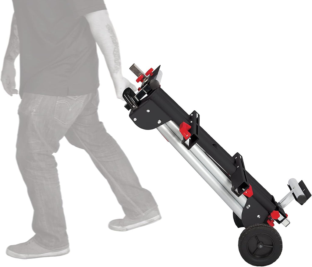 Steelman Equipment Contractor Miter Saw Workstation, Universal Mount, Durable Steel Construction, Foldable Legs for Portability, Adjustable Width, Supports 500 lbs.