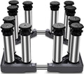 Adjustable Washing Machine Base Shockproof Base Stand Universal Base Fridge Stand Washing Machine Holder Stent Appliance Rollers Floor Trays 4/8/12 Feet for Cabinet Vertical A