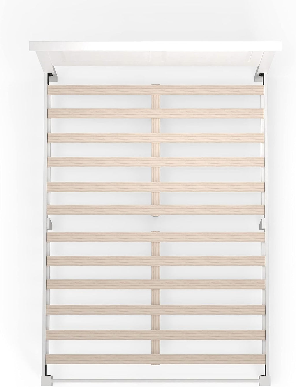 Glenwillow Home Cottage Style Solid Wood Platform Bed in Full - Gloss White
