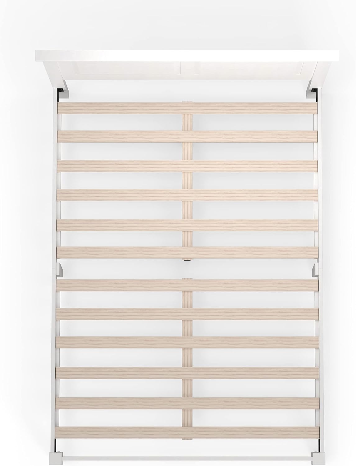 Glenwillow Home Cottage Style Solid Wood Platform Bed in Full - Gloss White