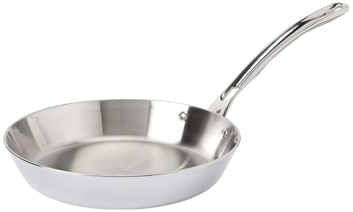 Viking Contemporary 3-Ply Frying Pan, 10 Inch Stainless Steel Fry Pan, 5 Quarts, Silver