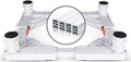 Adjustable Washing Machine Base Heavy Duty Washing Machine Base Universal Base Dorm Fridge Stand Adjustable Fridge Base 4/8/12 Feet Holder Stand Dryer Shelf Cookers Home Appli