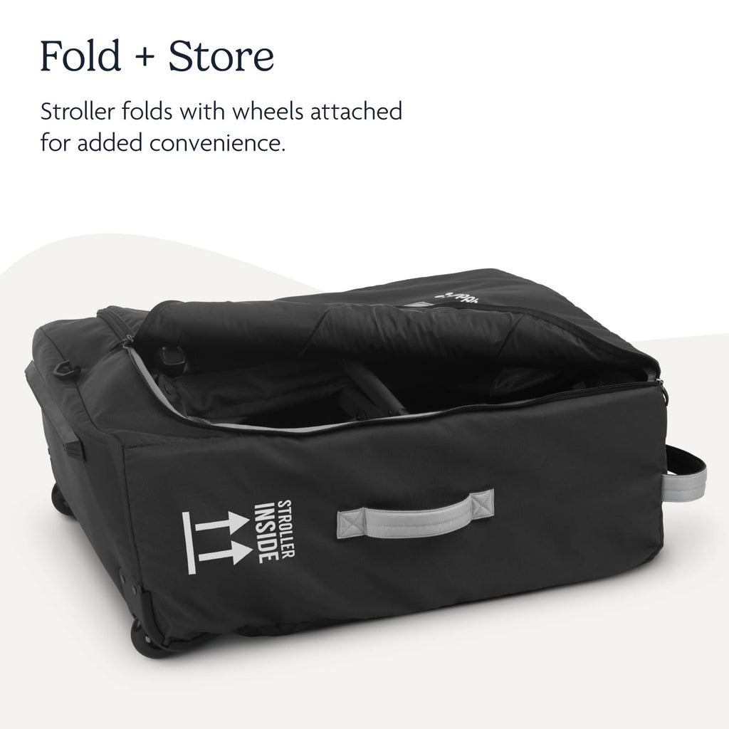 UPPAbaby Travel Bag for Minu Duo Stroller - Easy-Carry Handles, Wheels + Durable Design with TravelSafe Protection