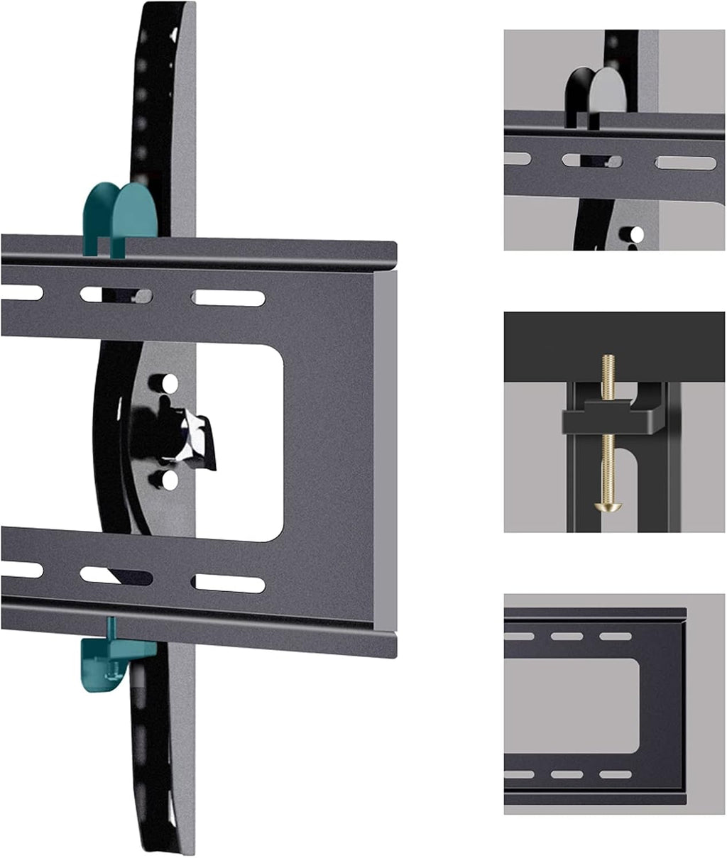 Universal TV Stand TV Stand Base 32'-100' Wall-Mounted TV Bracket Adjustable Universal Wall TV Mount with Spirit Level Rugged Anti-Dropping TV Bracket, Max 900x600mm Tv Stand Moun,a-L