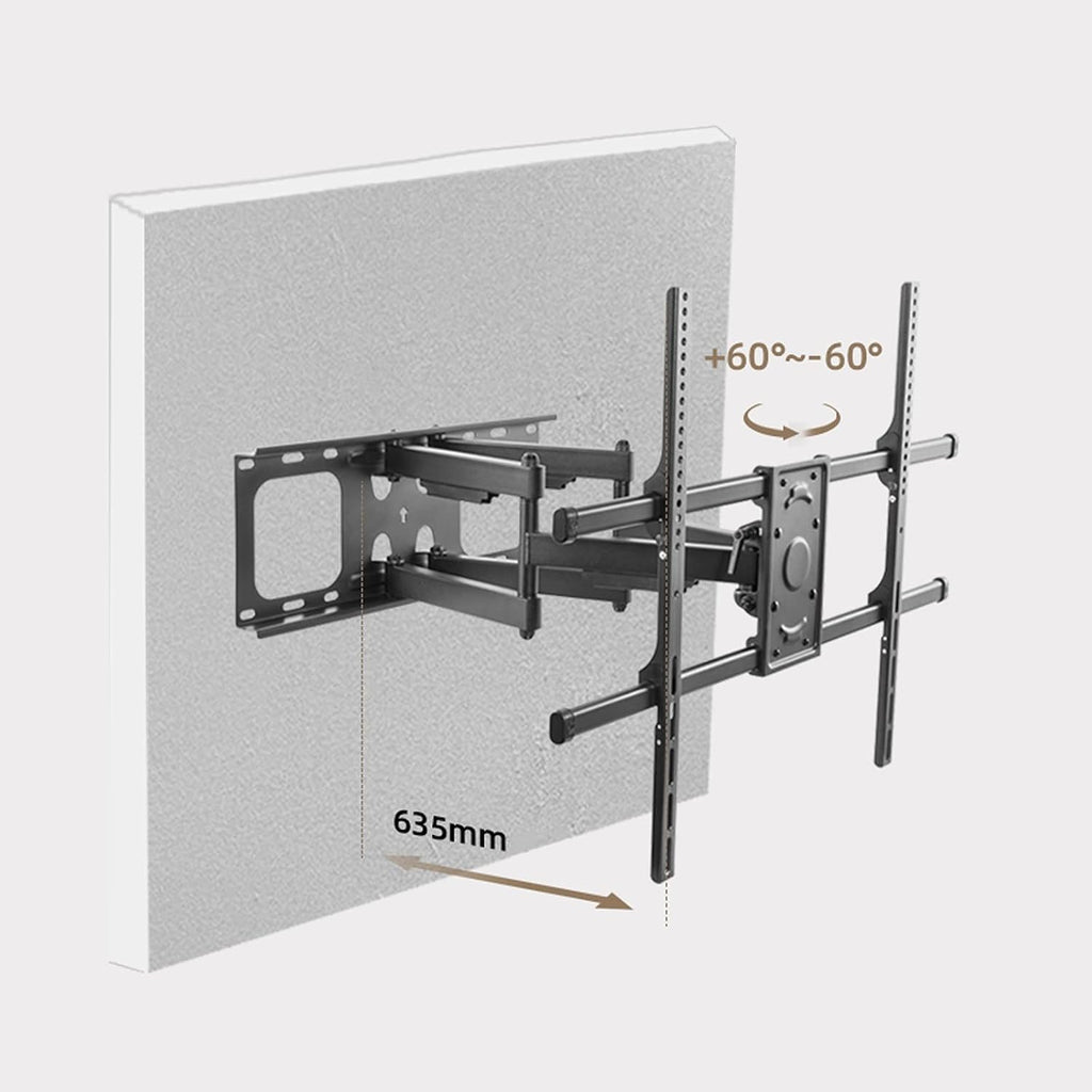 Universal TV Stand TV Stand Base Heavy-Duty Wall Mounted TV Bracket Full Motion Swivel Extension Tilt TV Mount 50'-75' Universal TV Wall Mount Bracket, Supports Up to 154lbs Tv Stand Mount