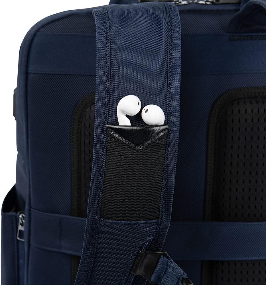 Travelpro Crew Executive Choice 3 Large Backpack Fits Up to 15.6 Laptops and Tablets, USB a and C Ports, Men and Women, Patriot Blue
