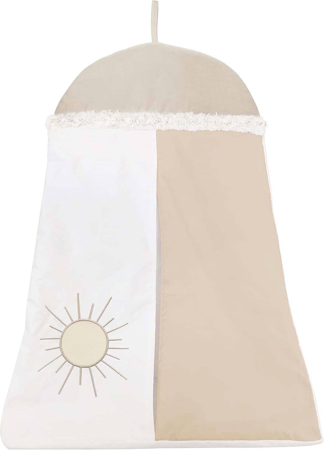 Sweet Jojo Designs Boho Desert Sun Taupe Nursery Baby Boy or Girl 4pc Crib Bedding Set Neutral Tan Beige Ivory Gold Cream Off White Bohemian Mountain Nature Outdoors Geometric Minimalist Sunshine