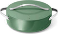 Caraway Rondeau - 6 Qt Non-Stick Pan with Lid - Free From Forever Chemicals - Perfect for Searing, Braising, & Roasting - Sage