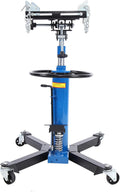 Transmission Jack 1660 lbs/ 0.75 Ton Capacity Hydraulic Telescopic Transmission Jack 34' - 68' Adjustable Height Telescoping Transmission Hydraulic with 360° Swivel Wheels Lift Hoist