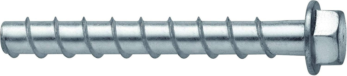 Hilti Kwik HUS-EZ Concrete and Masonry Screw Anchor - Carbon Steel - KH-EZ 1/2' x 4-1/2' - 418075 - Box of 25