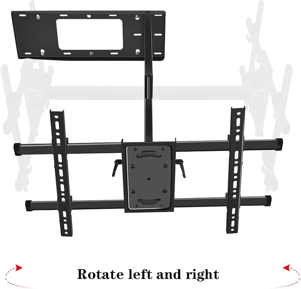 Universal Tv Stand Tv Stand Base 37'-75' Multifunctional Tv Wall Mount Full Motion Articulating Arms Swivels Tilts Extension Rotationtv Bracket, Max Vesa 600X40,