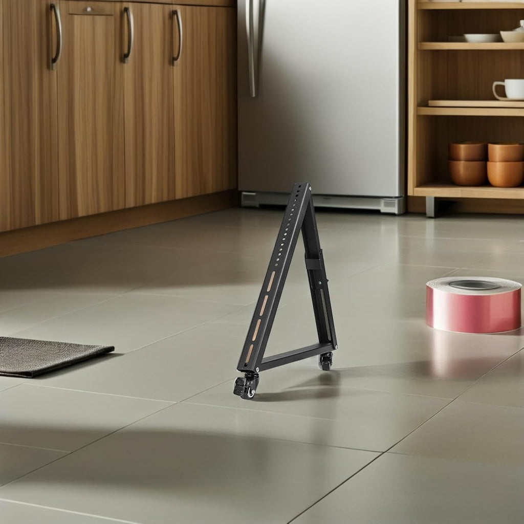 ERINGOGO Universal Mobile Tv Stand Base Tv Holder Wheels No Drill Installation Stable Support Home Office Use