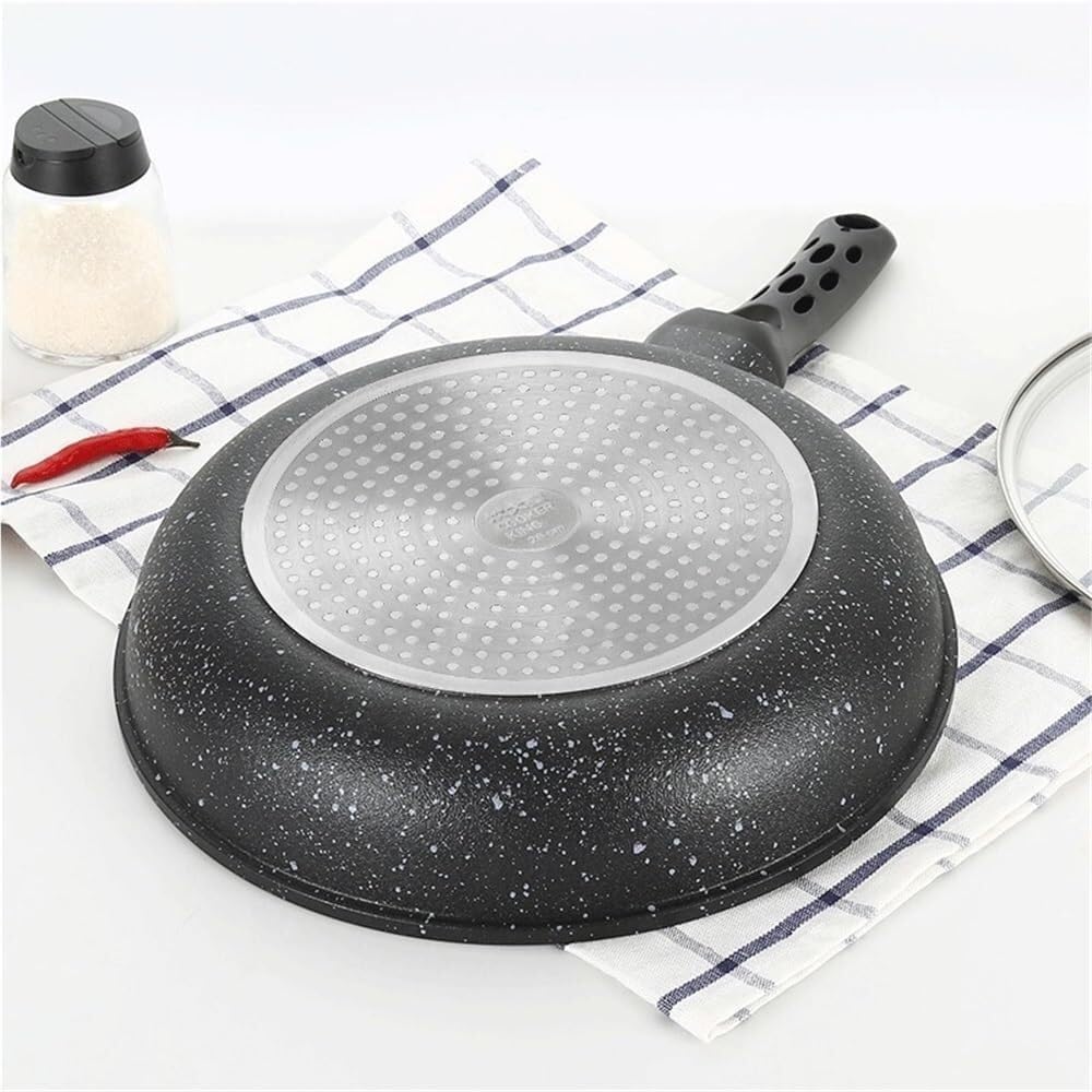 Non-Stick Frying Pan, Stone Skillet for Gas & Induction Cookers, Omelette, Steak, Egg, and Sauciers, Oven Safe, Dishwasher Safe