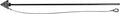 3-inch Steel Arrowhead Anchor with 36-inch Cable and Thimble Loop - Set of 10 Plus Drive Rod
