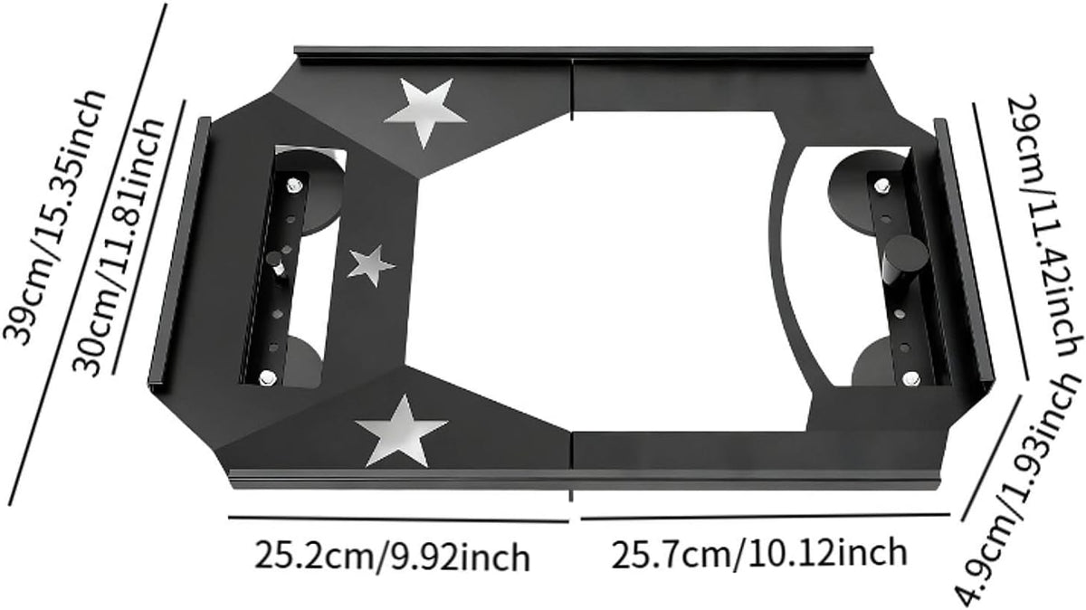 Vehicle Roof Mount Set for Starlink Quick Release Steel Construction Sturdy with Base Accessory Universal Fit for RV Van Boat Overlanding