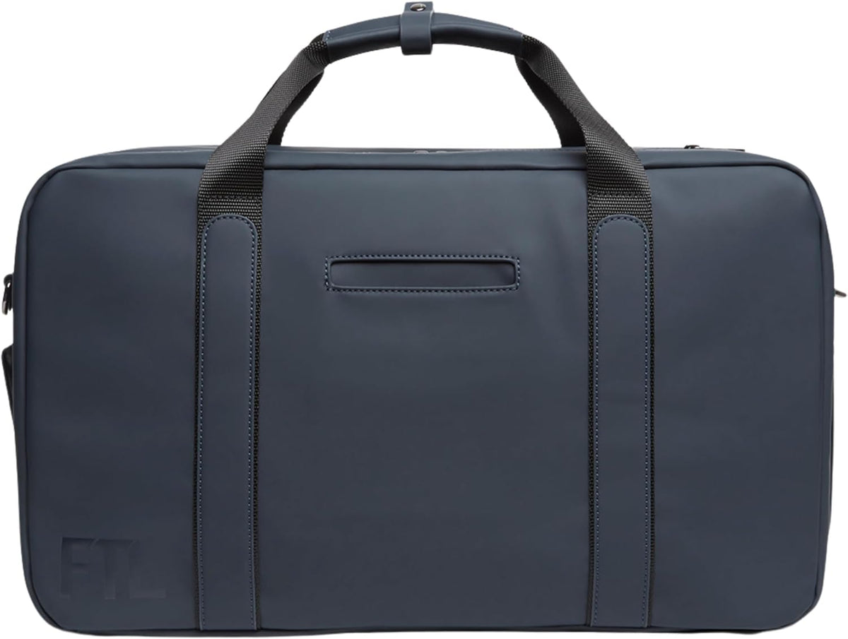 The FTL Pro Mens Travel Bag - 30L Premium Work to Gym Weekender Duffel with Garment Bag, Shoe Space & 18' Laptop Sleeve - Organized Athletic Business Carry On Hybrid, Fits Under Airplane Seat - Blue