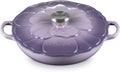 Le Creuset Enameled Cast Iron Signature Petal Braiser, 2.25 qt., Provence w/Stainless Steel Knob