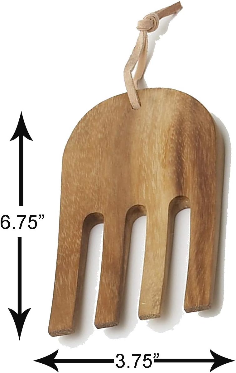 Woodard & Charles Acaica Wood 12' x 5' Serving Bowl Set with Serving Hands, 3 Piece Set ★★PACK OF 4★★