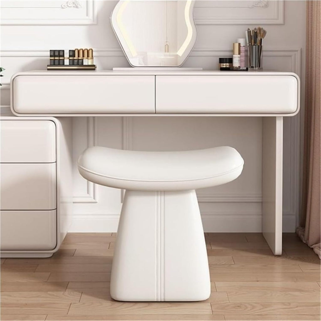 Footstool Comfortable Ottoman Stool Makeup Chair Vanity Stool Vanity Bench for Makeup Room Living Room,Living Room